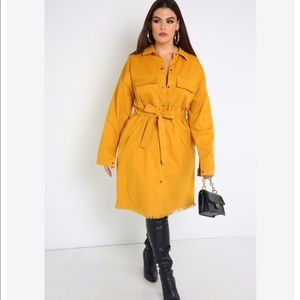 Rebdolls “Kate” cargo stretch denim jacket.